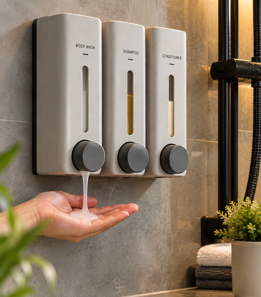 Decorating Evert Wall-Mounted Soap &amp; Shampoo Dispensers