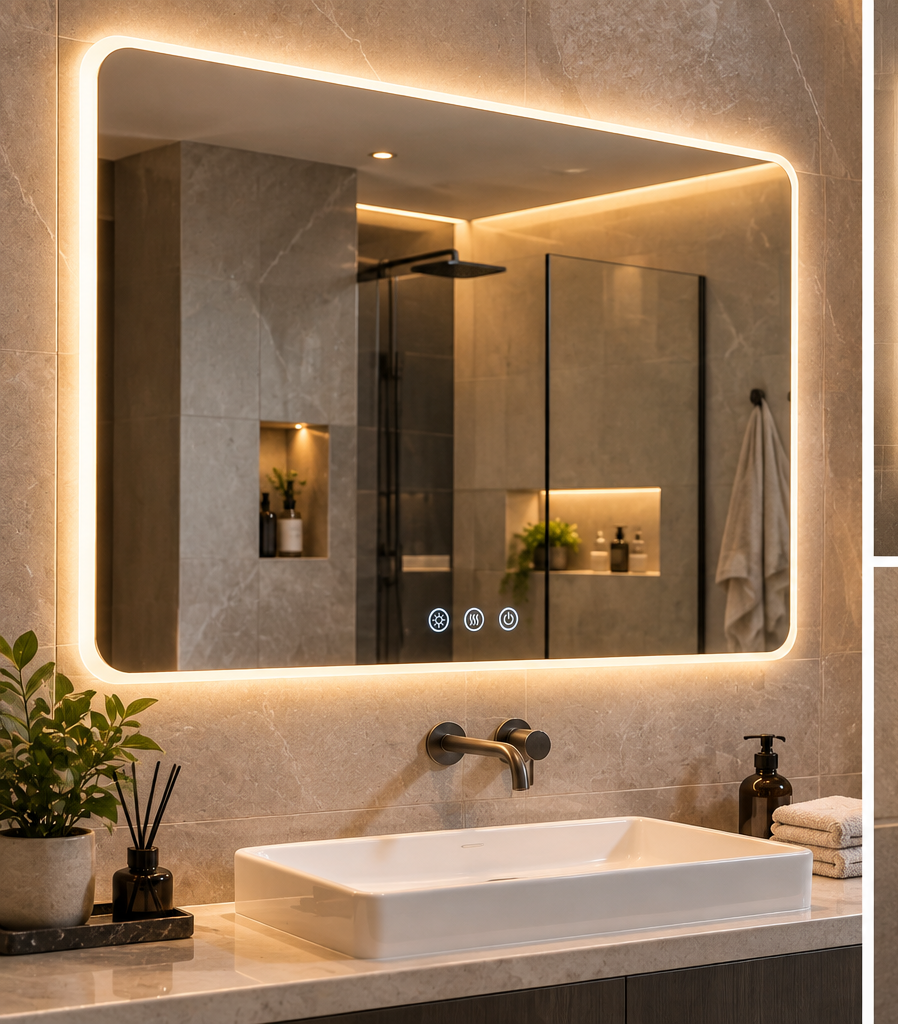 Decorating Evert Smart Backlit Anti-Fog LED Mirror