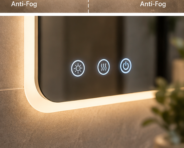 Decorating Evert Smart Backlit Anti-Fog LED Mirror