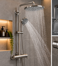 Decorating Evert High-Pressure Dual Shower Heads with Handheld Spray