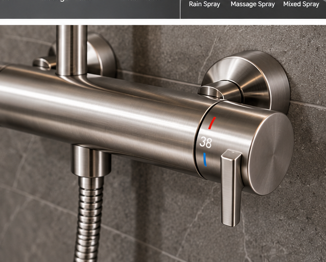 Decorating Evert High-Pressure Dual Shower Heads with Handheld Spray
